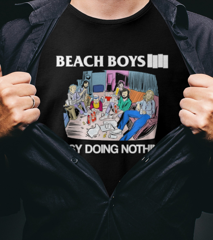 Beach Boys Busy Doing Nothing Brian Wilson Couch Scene T-Shirt