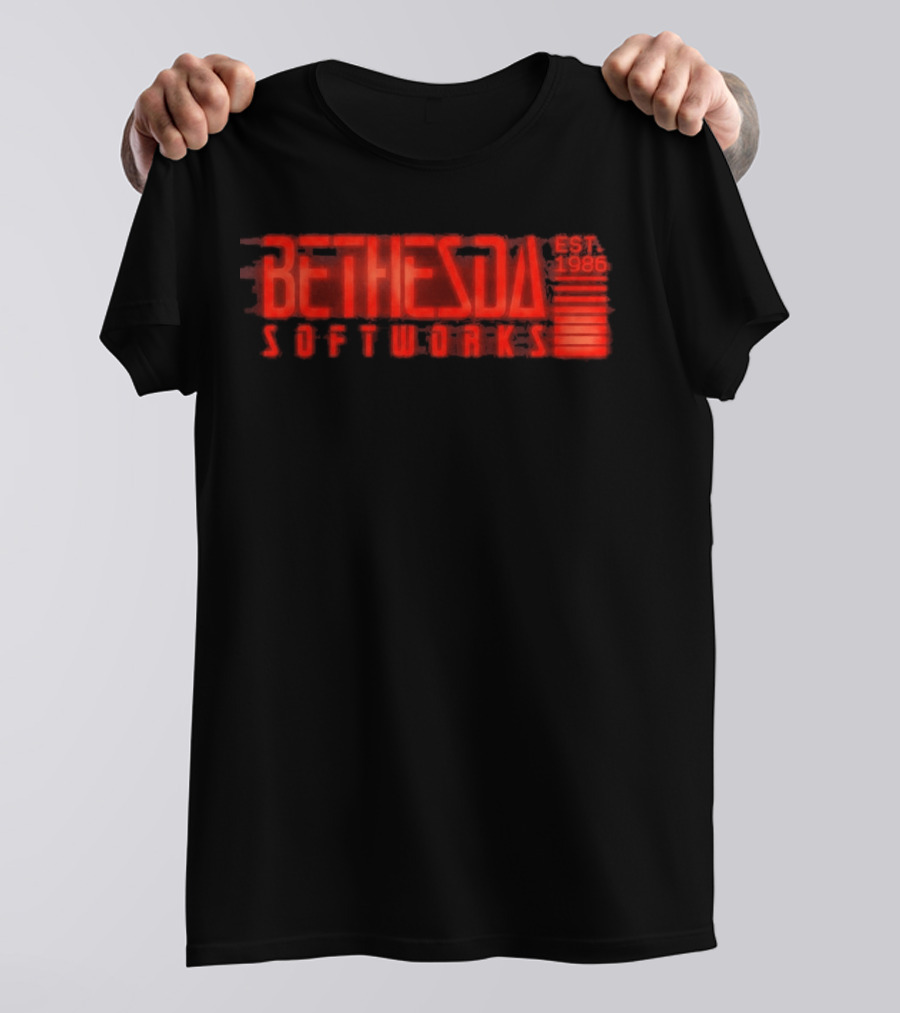 Bethesda Softworks Est 1986 Retro Gaming Nostalgia T-Shirt