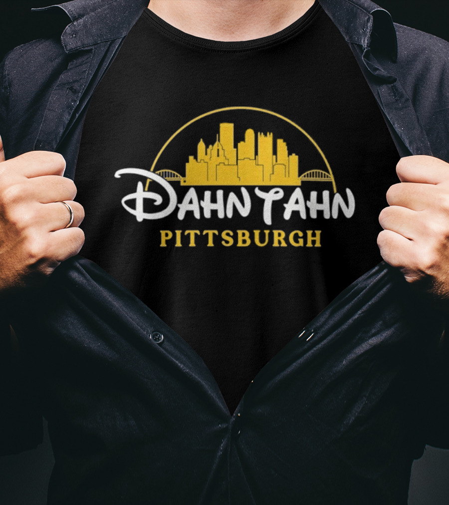 Dahntahn Pittsburgh City Skyline Magic T-Shirt