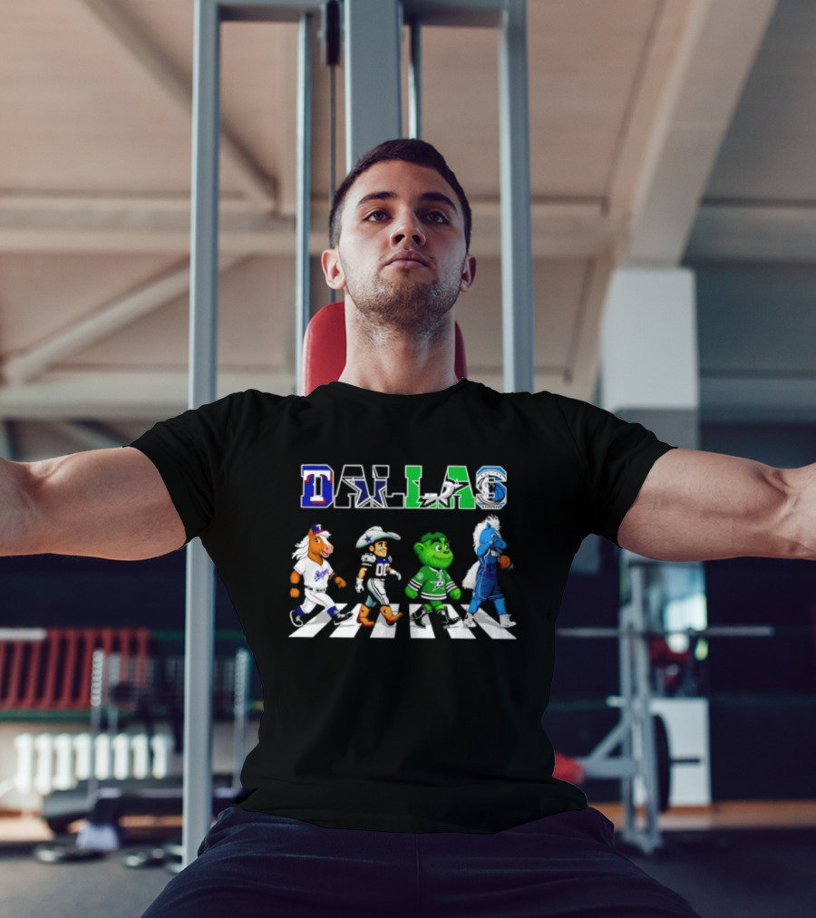 Dallas Rangers Cowboys Stars Mavericks Abbey Road 2026 Season T-Shirt