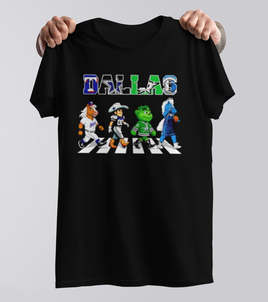 Dallas Rangers Cowboys Stars Mavericks Abbey Road 2026 Season T-Shirt