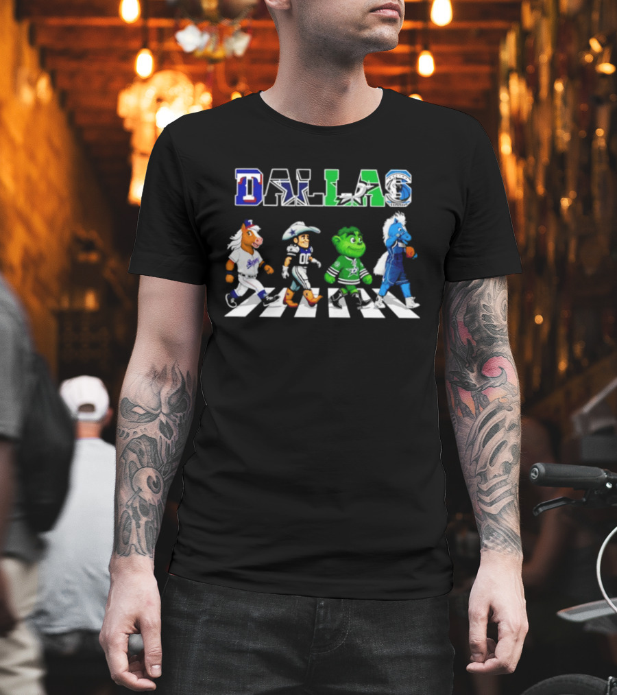Dallas Rangers Cowboys Stars Mavericks Abbey Road 2026 Season T-Shirt