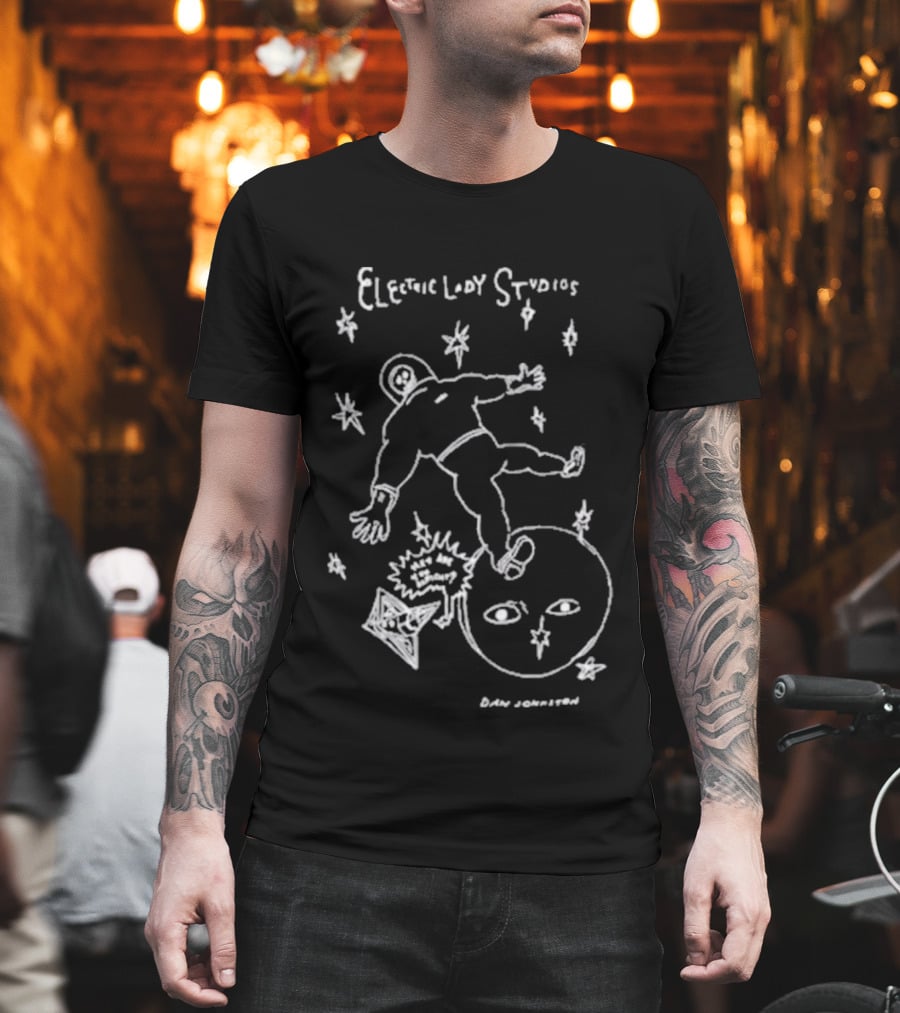 Daniel Johnston Electric Lion Studios Lost In Space T-Shirt