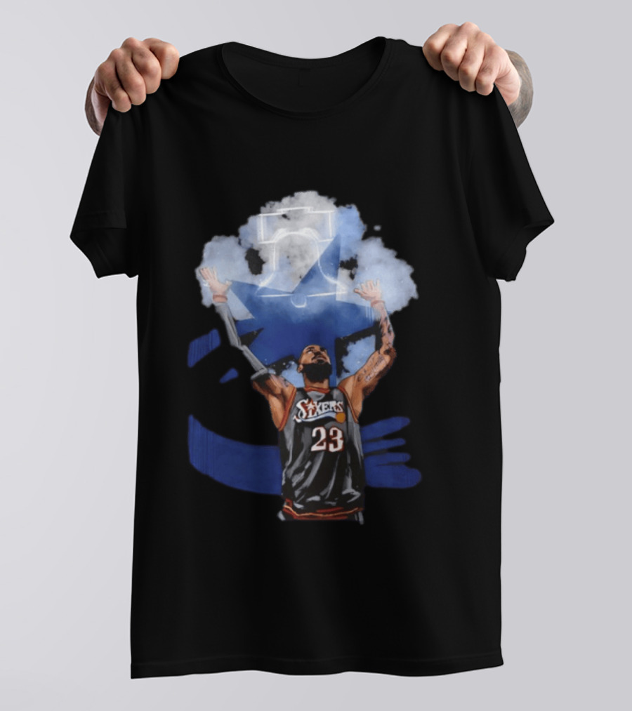 Philadelphia 76ers LeBron James 23 With Bells On Cloud 5 T-Shirt