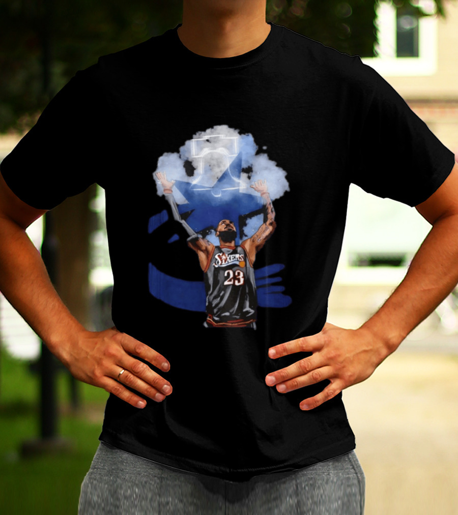 Philadelphia 76ers LeBron James 23 With Bells On Cloud 5 T-Shirt