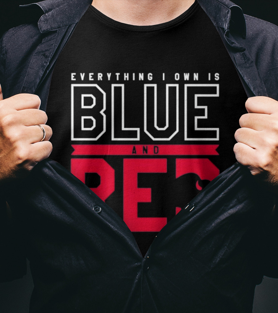 Everything I Own Is Blue And Red Buffalo Bills T-Shirt