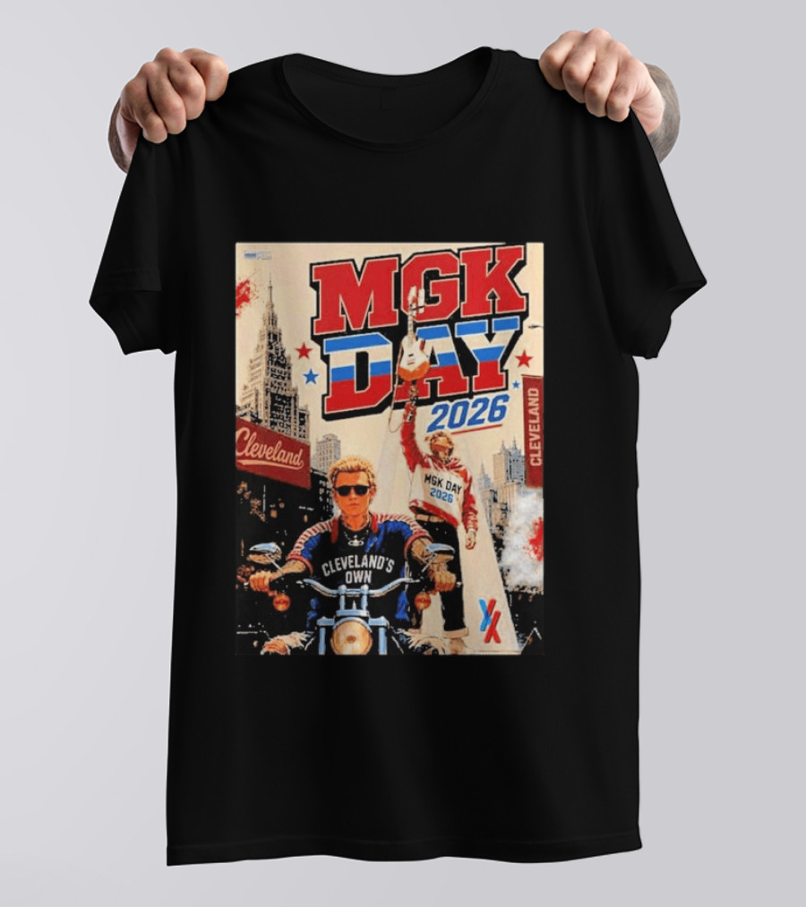 MGK Day 2026 Cleveland Music Event With Cleveland's Own T-Shirt