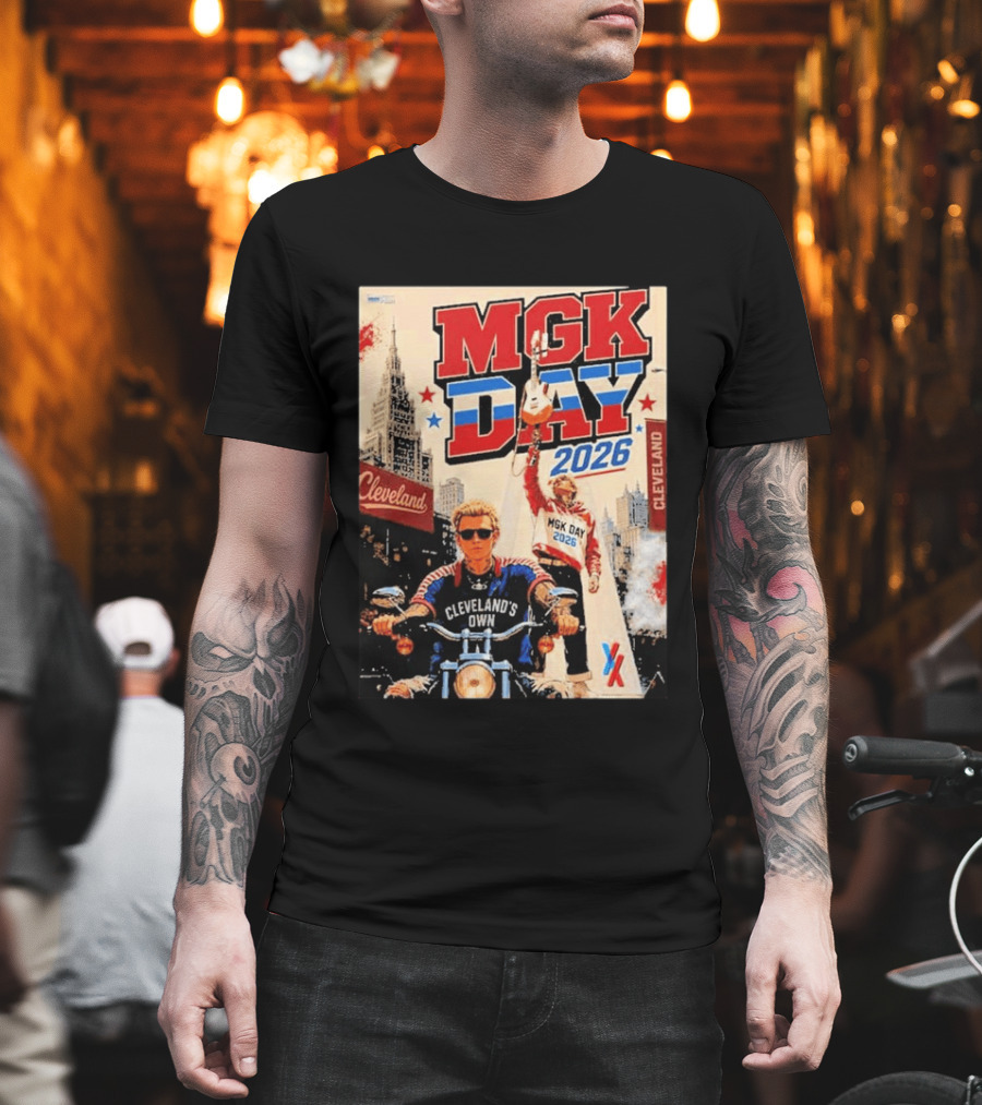MGK Day 2026 Cleveland Music Event With Cleveland's Own T-Shirt