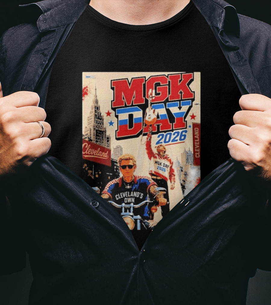 MGK Day 2026 Cleveland Music Event With Cleveland's Own T-Shirt