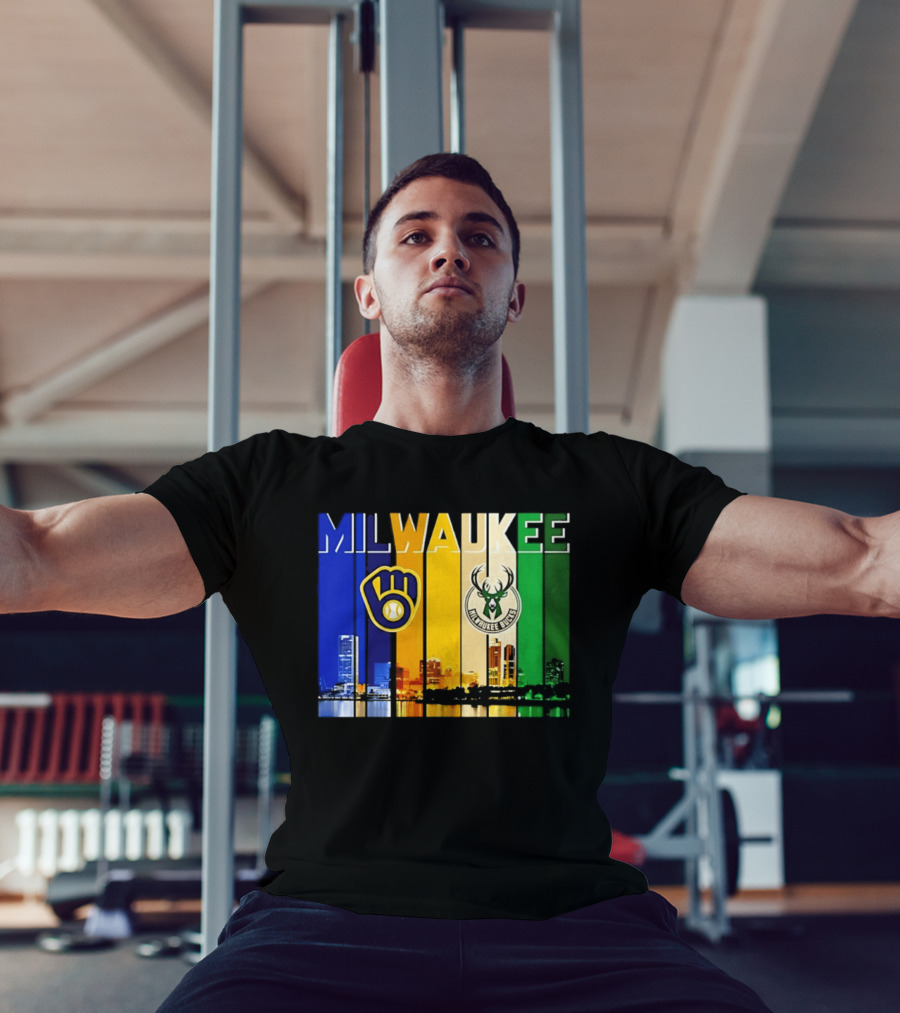 Milwaukee Brewers Bucks Skyline 2026 T-Shirt
