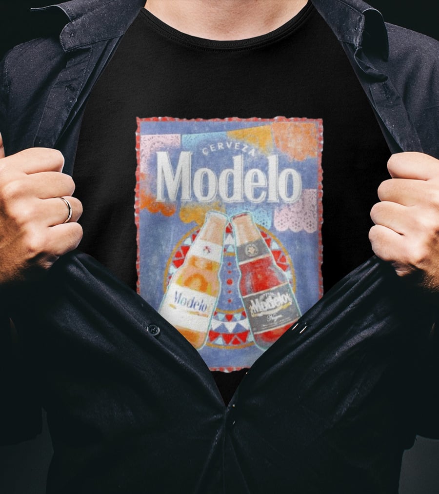Cerveza Modelo Mexican Beer Bottles T-Shirt