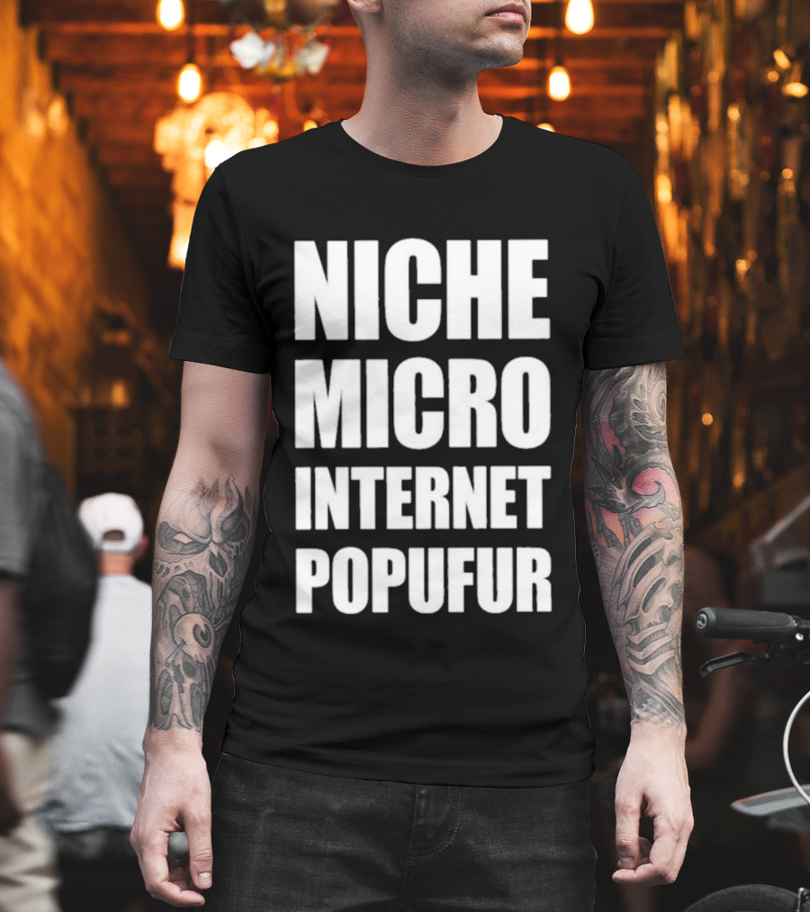 Niche Micro Internet Popufur Trendy Expression T-Shirt