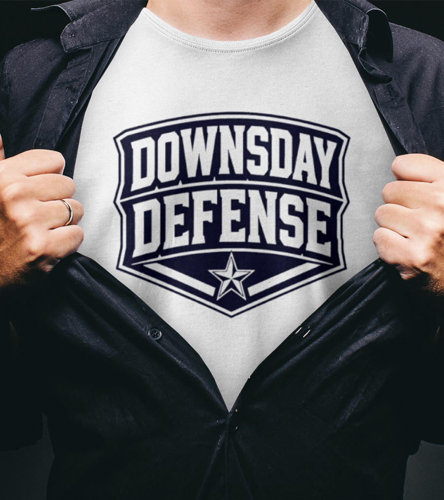 Downsday Defense Dallas Cowboys Star T-Shirt