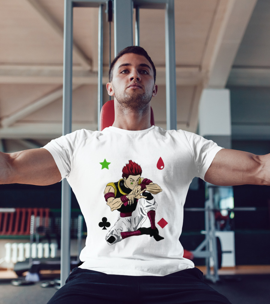 Hisoka Morow Playing Card Suit Symbols Hunter X Hunter T-Shirt