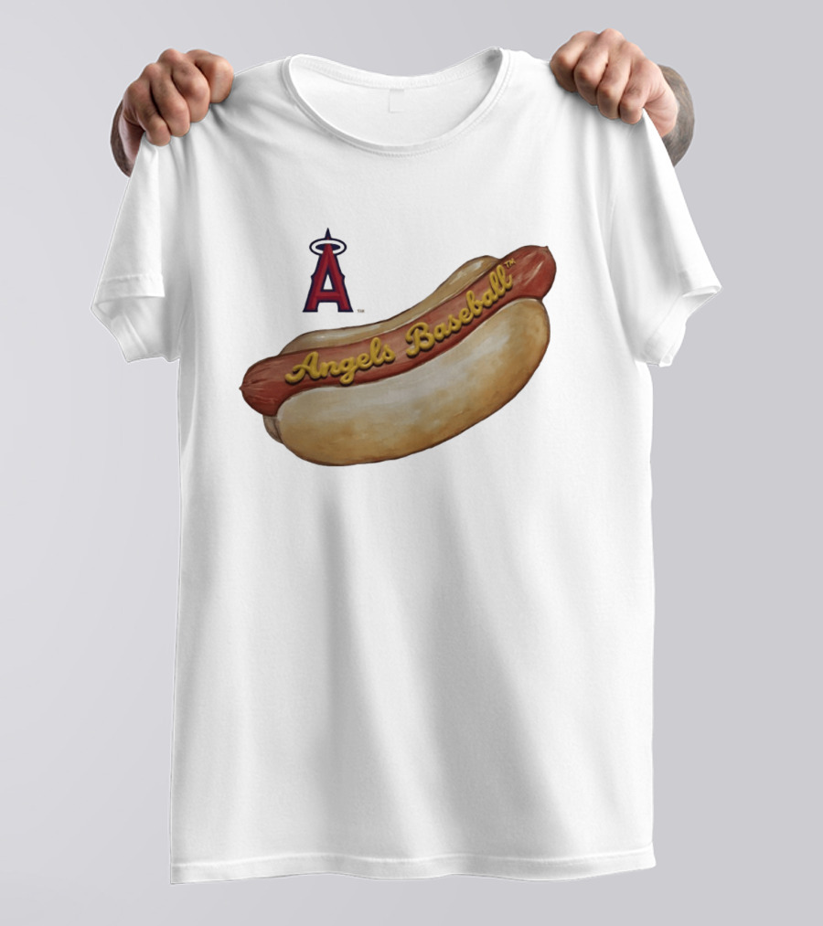 Los Angeles Angels Baseball Hot Dog MLB 2026 Season T-Shirt