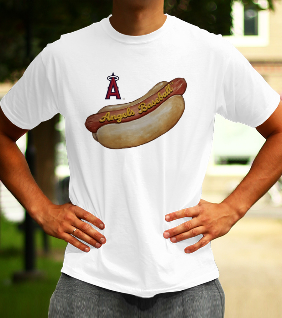 Los Angeles Angels Baseball Hot Dog MLB 2026 Season T-Shirt