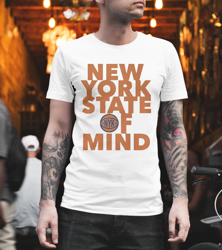 New York State Of Mind NYC Basketball T-Shirt