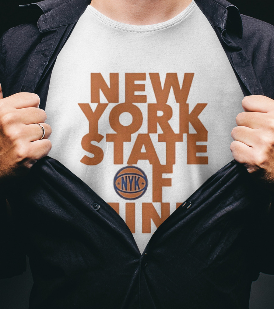 New York State Of Mind NYC Basketball T-Shirt