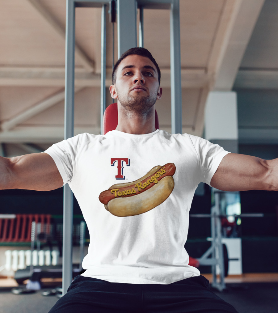 Texas Rangers Hot Dog MLB 2026 Season Team T T-Shirt