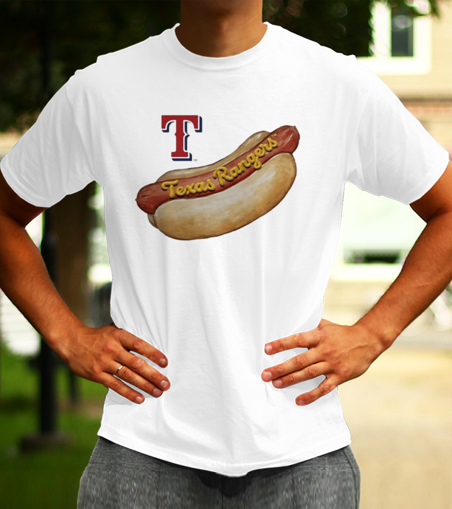 Texas Rangers Hot Dog MLB 2026 Season Team T T-Shirt
