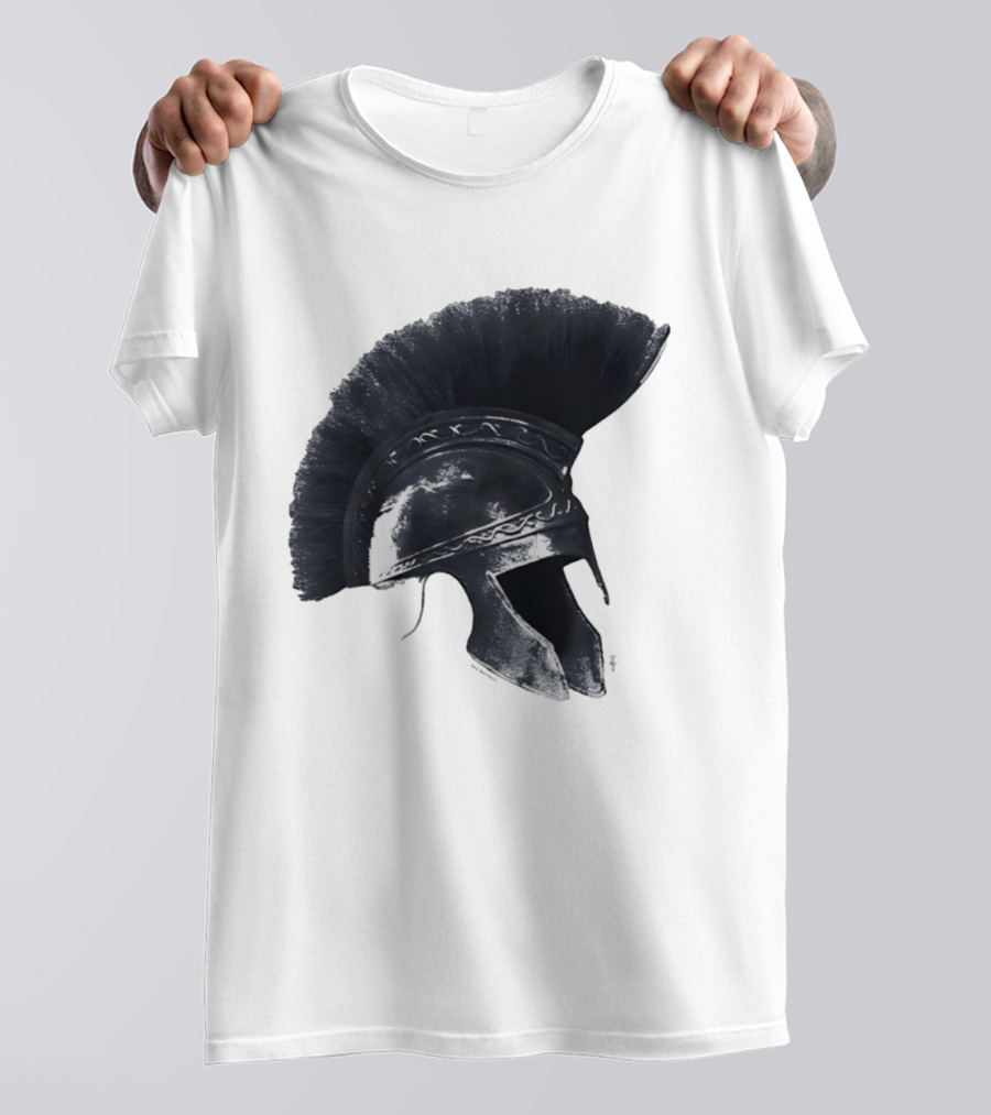 Travis Scott Odyssey Greek Soldier Helmet T-Shirt