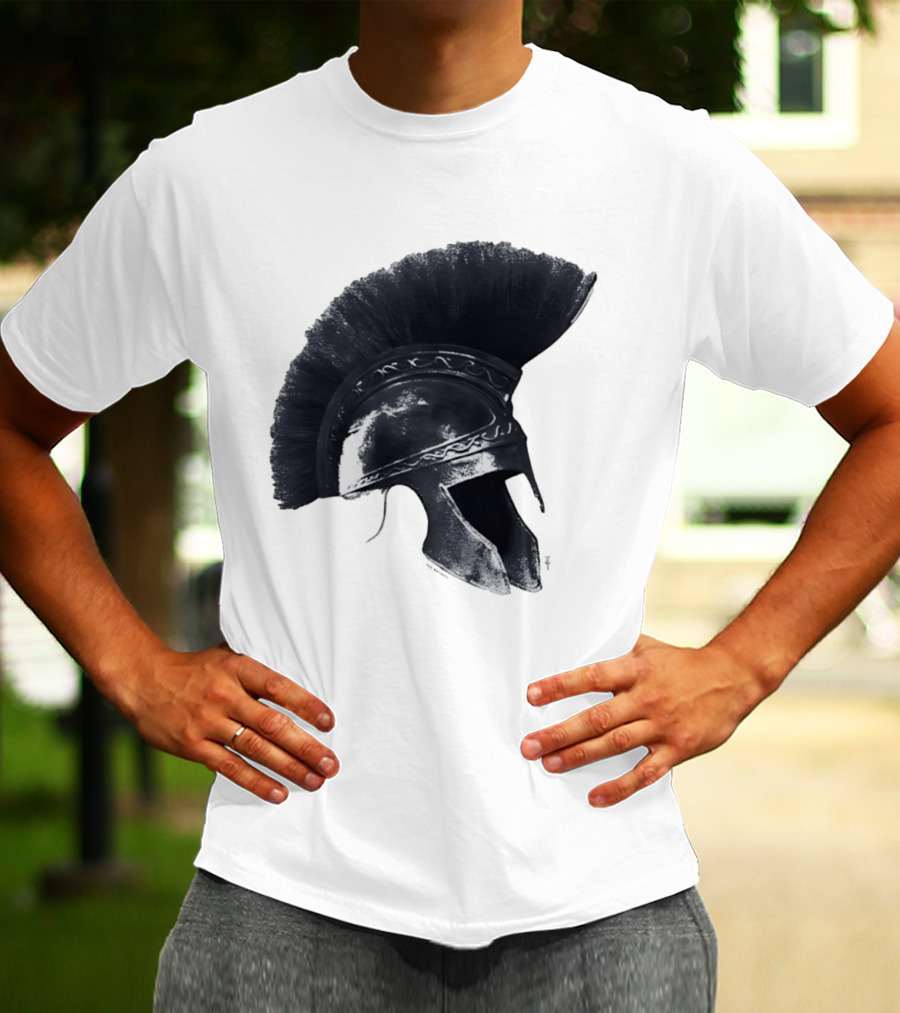 Travis Scott Odyssey Greek Soldier Helmet T-Shirt