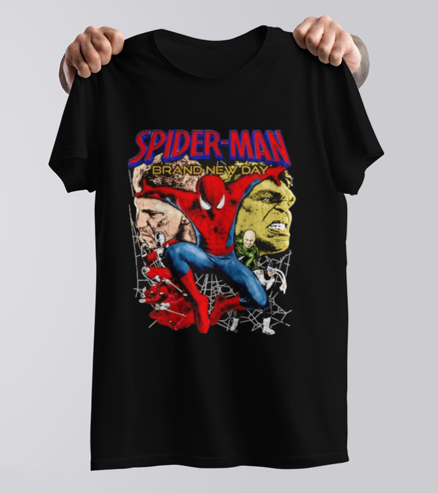Spider Man Brand New Day Marvel Comics Superhero Characters T-Shirt