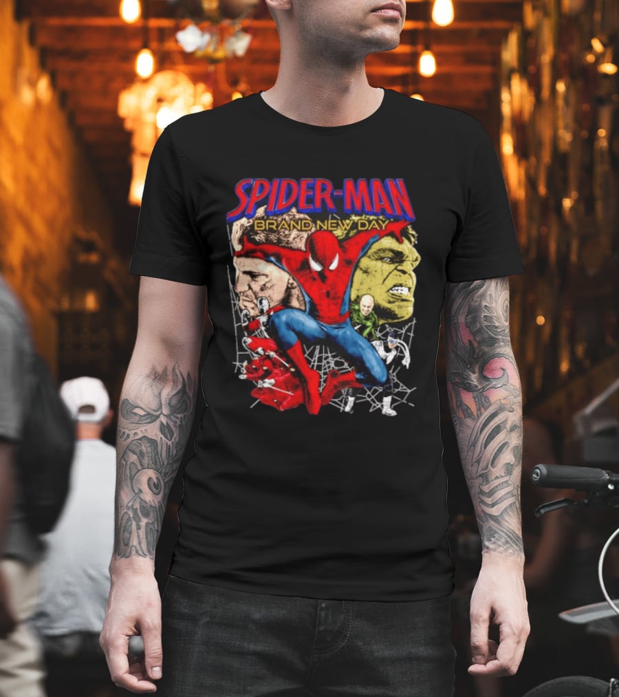 Spider Man Brand New Day Marvel Comics Superhero Characters T-Shirt