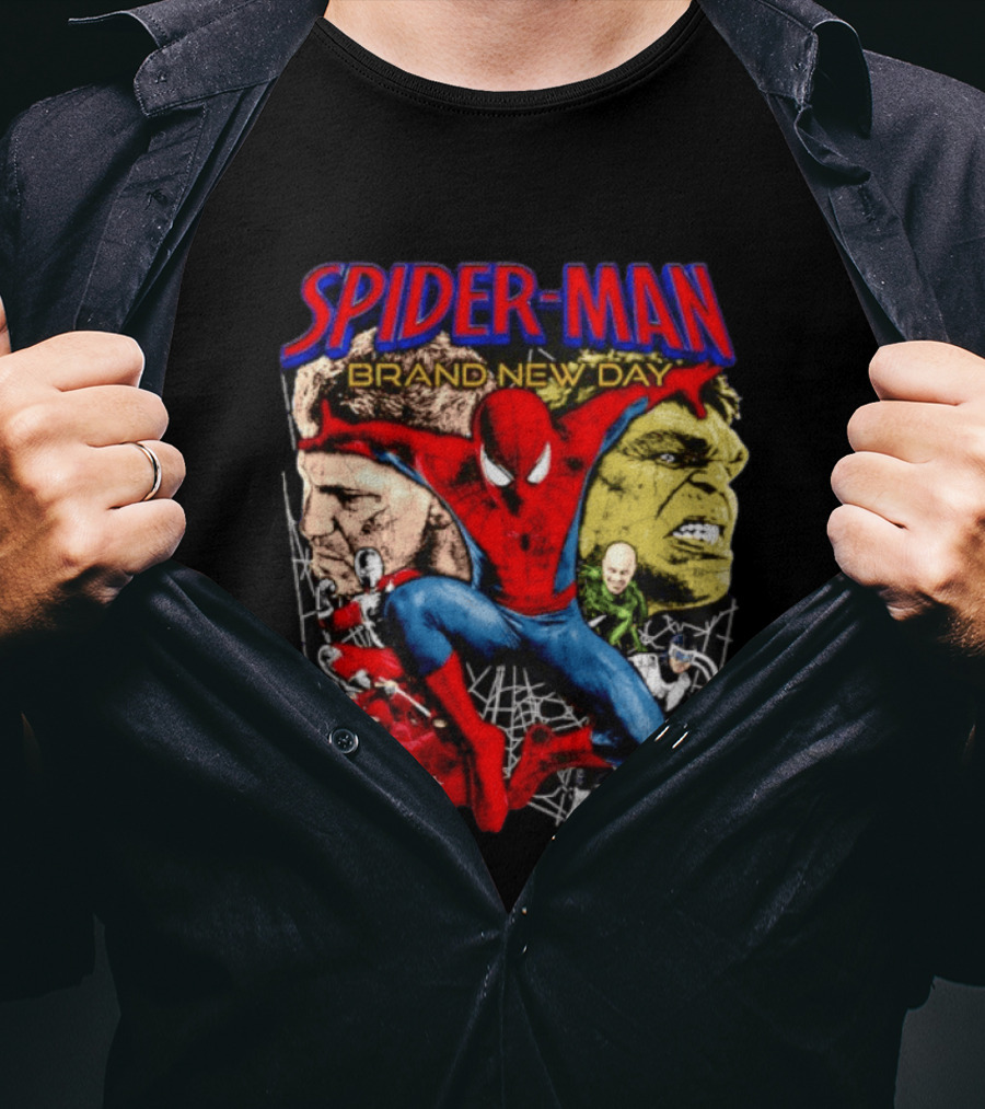 Spider Man Brand New Day Marvel Comics Superhero Characters T-Shirt