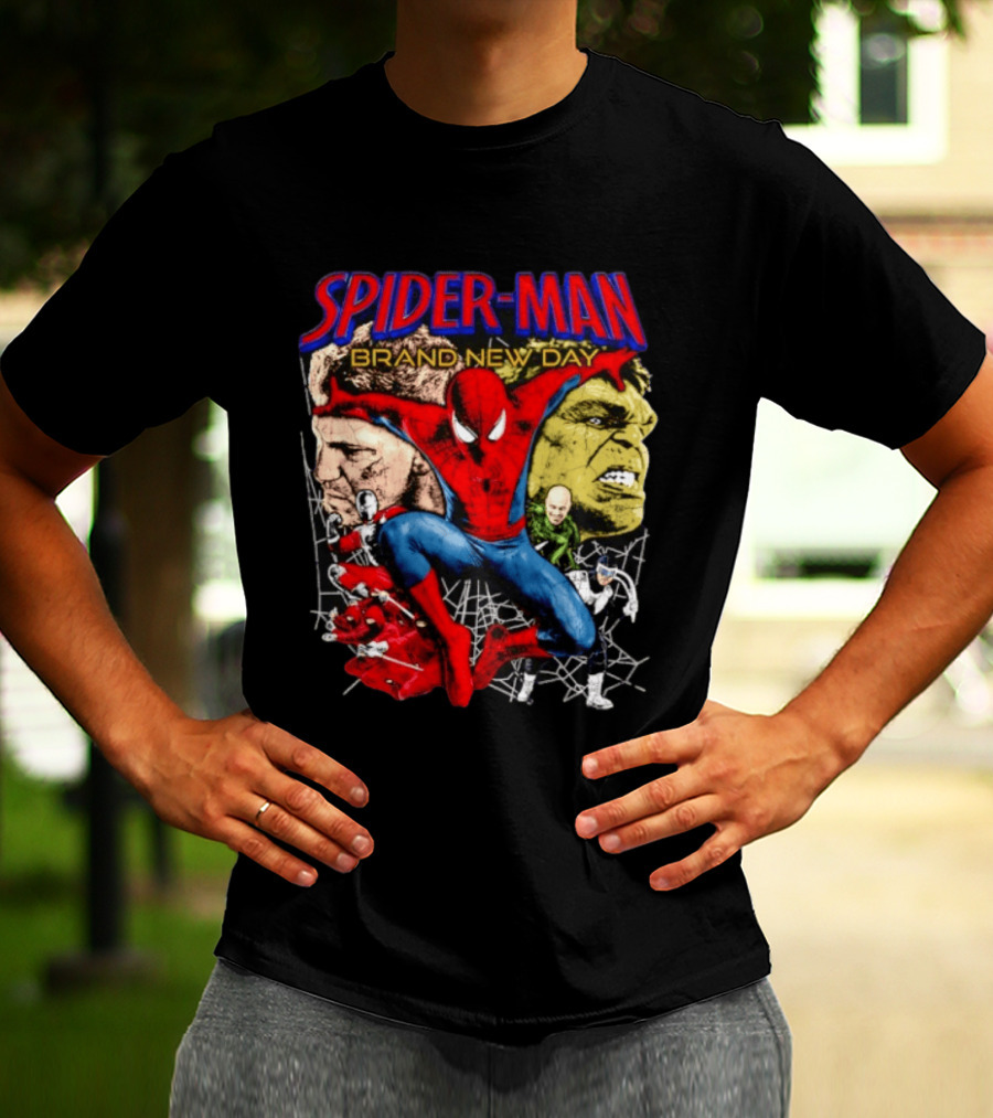 Spider Man Brand New Day Marvel Comics Superhero Characters T-Shirt