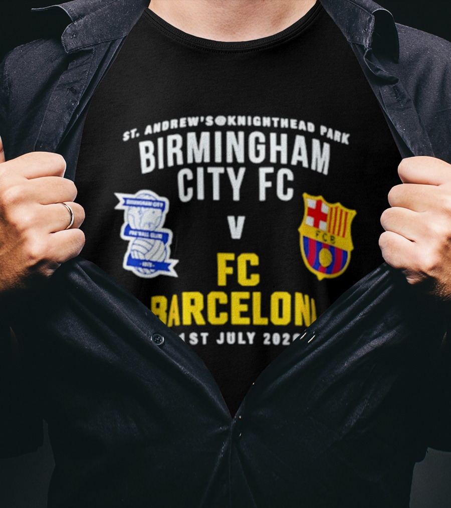 St. Andrew's Knighthead Park Birmingham City FC Vs FC Barcelona 31st July 2026 T-Shirt
