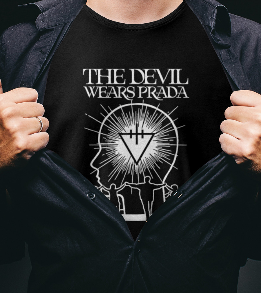 The Devil Wears Prada Metalcore Band Hardcore Head And Triangle T-Shirt