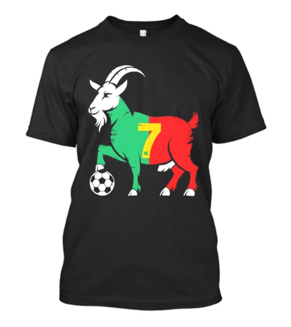 Cristiano Ronaldo GOAT 7 Portugal Soccer T-Shirt