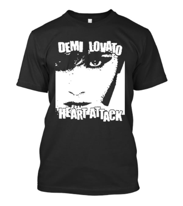 Demi Lovato Heart Attack Anniversary Face T-Shirt