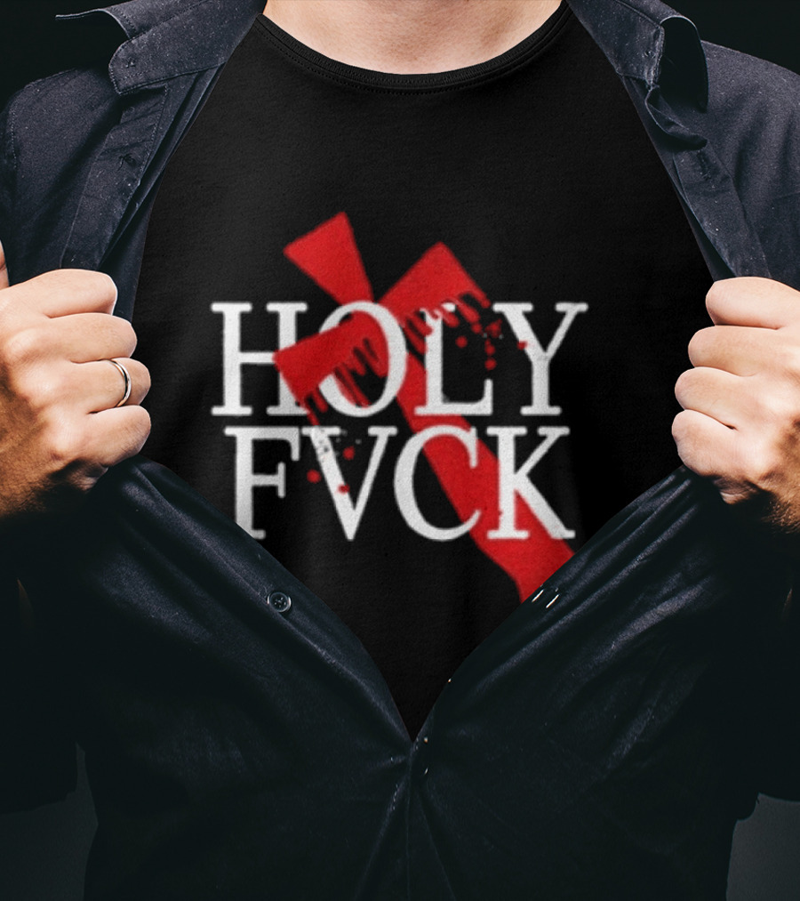 Demi Lovato Holy Fvck Bleeding Cross T-Shirt