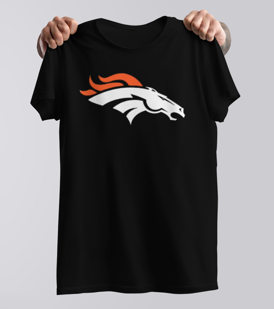 Denver Broncos Damn Right I Am A Broncos Now And Forever Signatures Two Sided T-Shirt