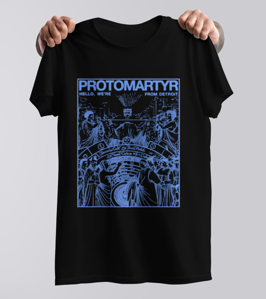 Protomartyr Nuns Scene Hello We're From Detroit T-Shirt
