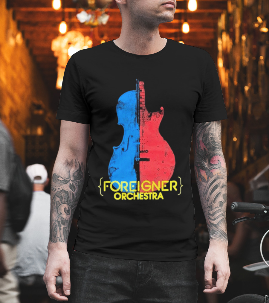 Foreigner Orchestra Violin Guitar Fusion T-Shirt