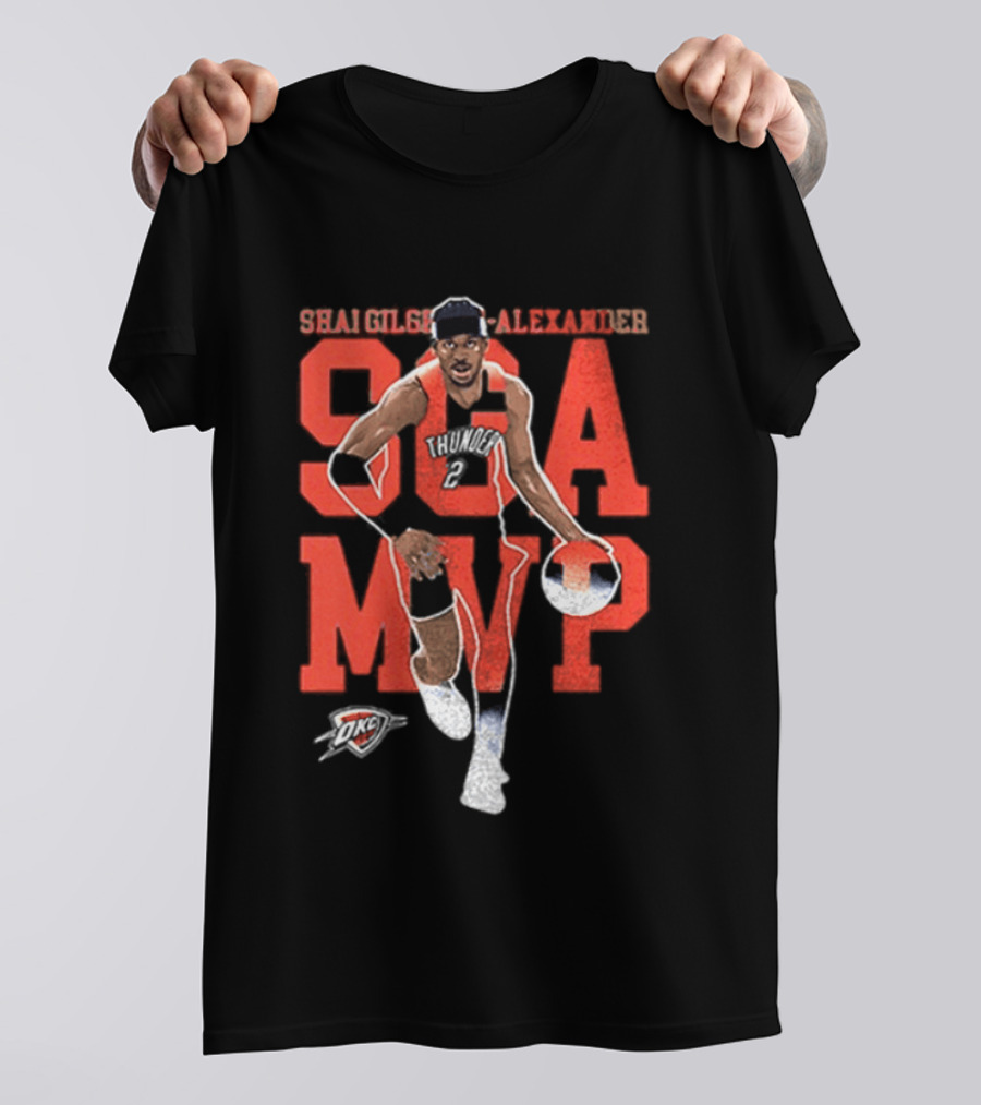 Shai Gilgeous Alexander SGA MVP Basketball Champion 2025 T-Shirt