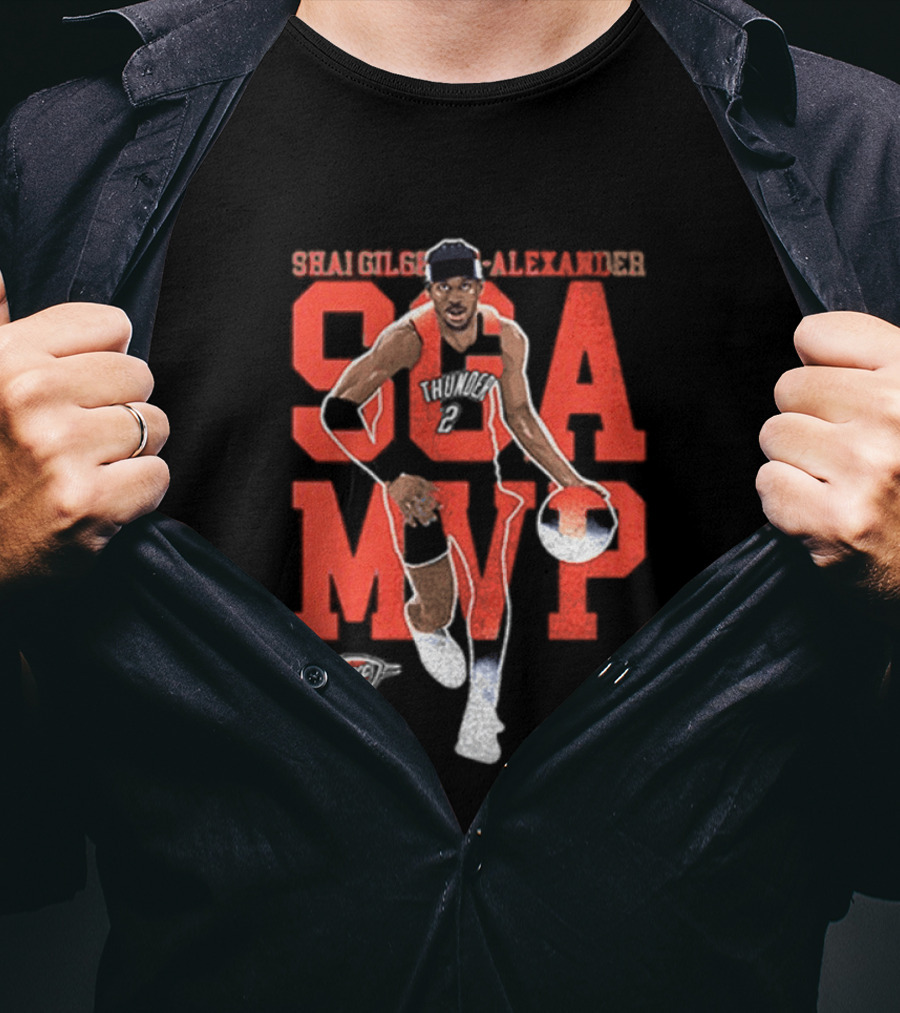 Shai Gilgeous Alexander SGA MVP Basketball Champion 2025 T-Shirt