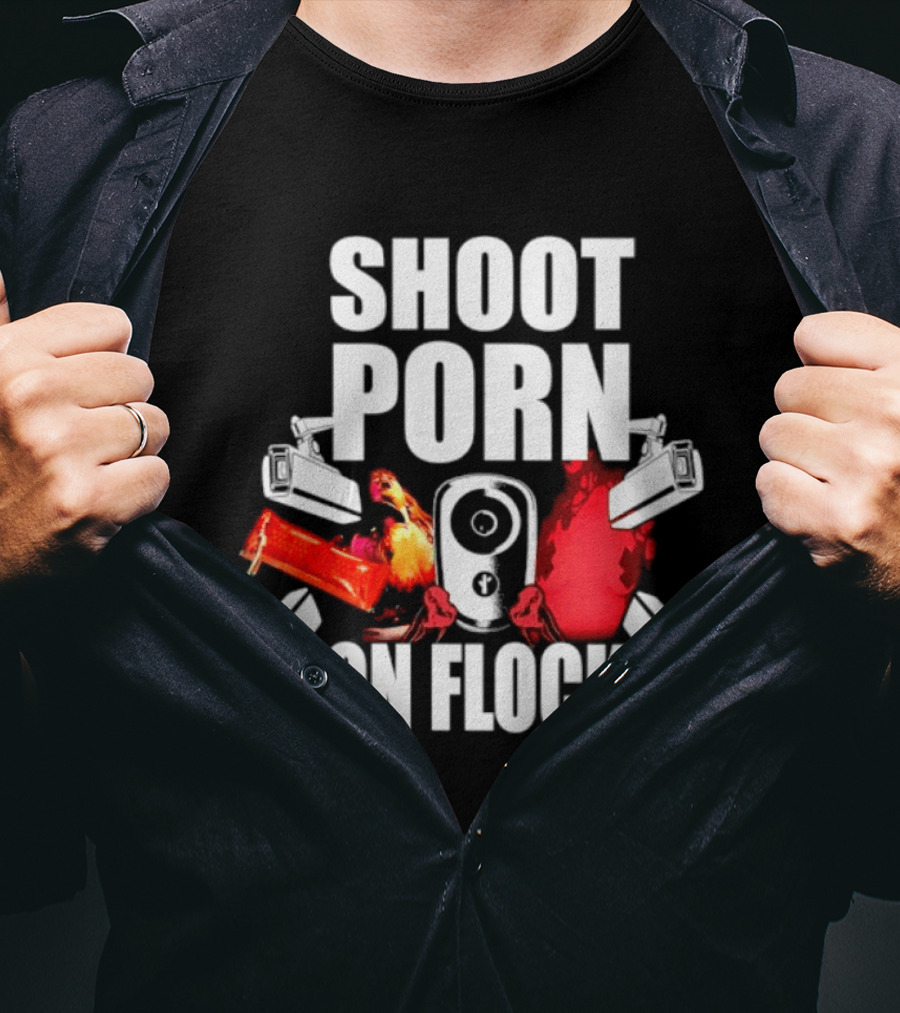 SHOOT PORN ON FLOCK Surveillance Honey Pack T-Shirt