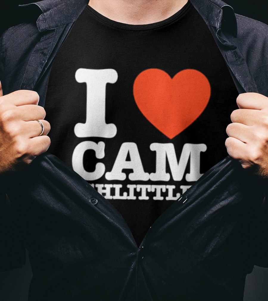 I Love Cam Schlittler Red Heart T-Shirt