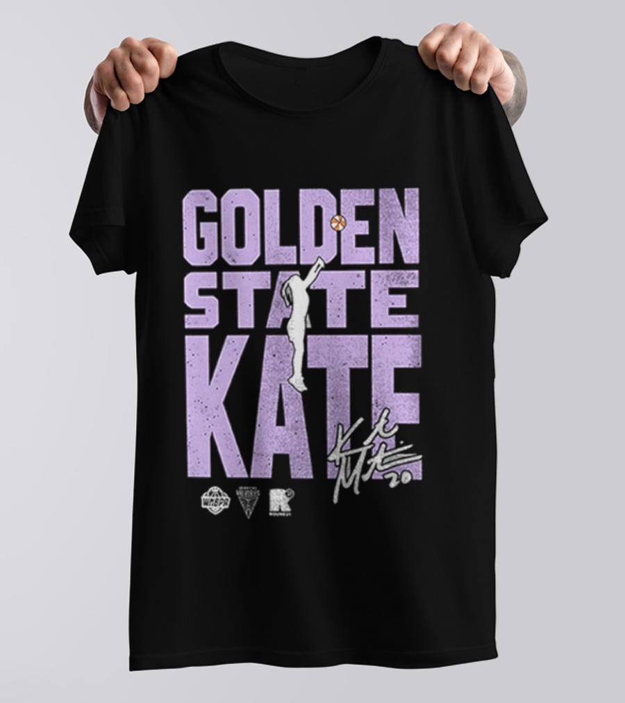 Golden State Kate Basketball Silhouette Player T-Shirt