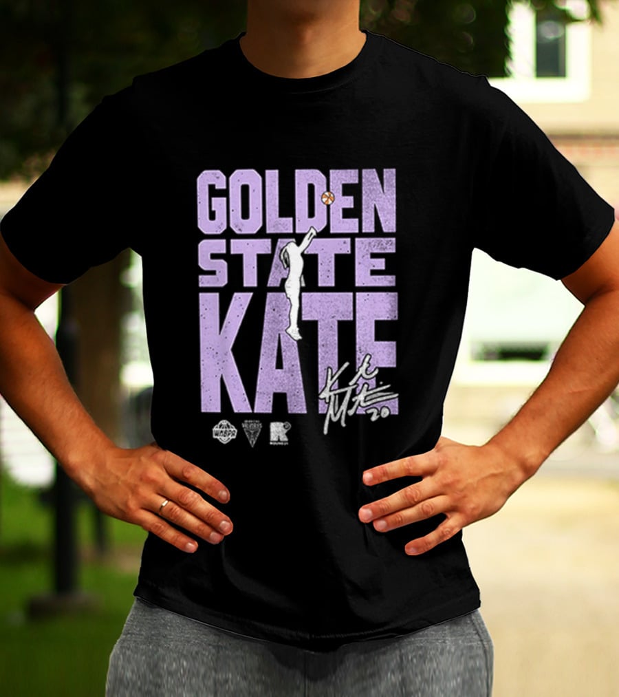 Golden State Kate Basketball Silhouette Player T-Shirt