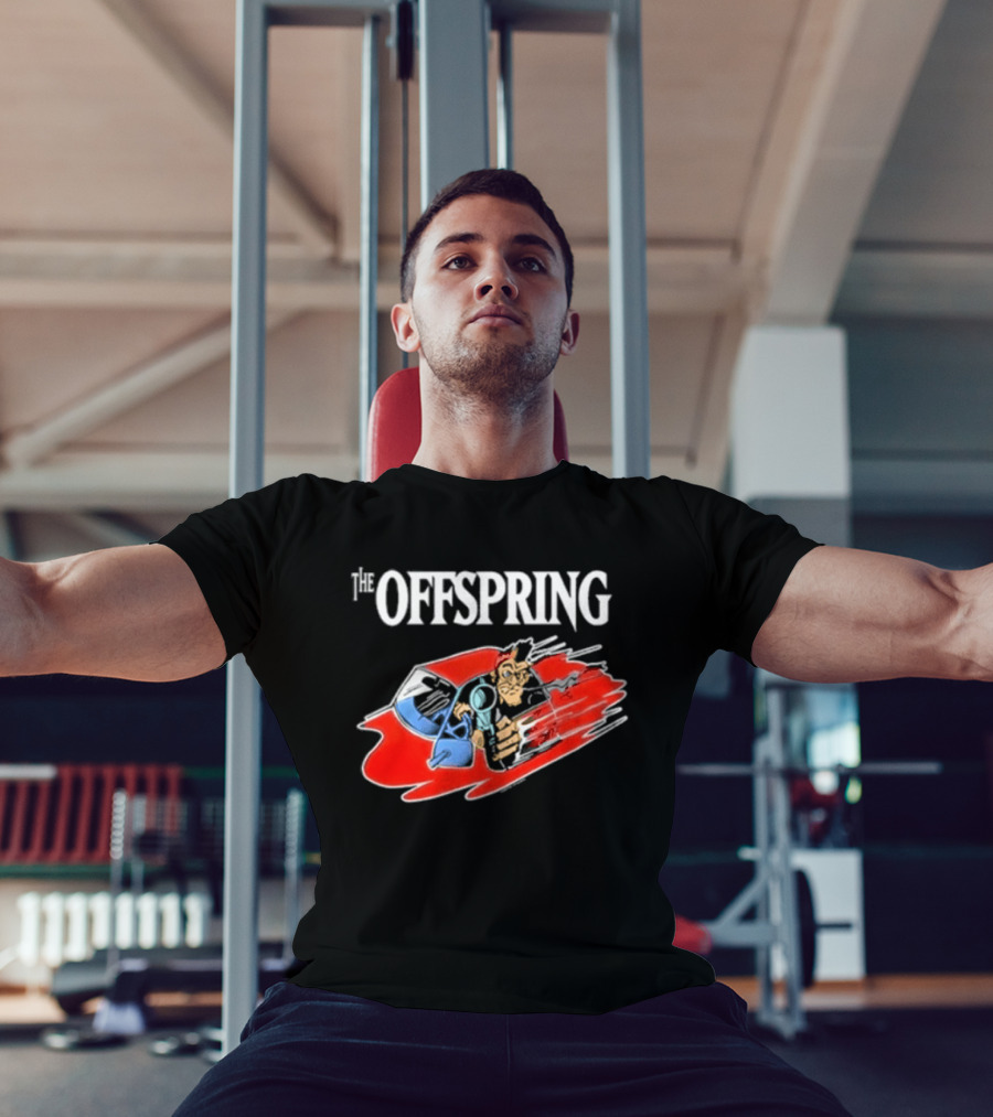 The Offspring Bad Habits Stupid Dombshit Goddam Motherfucker Vintage Cartoon T-Shirt