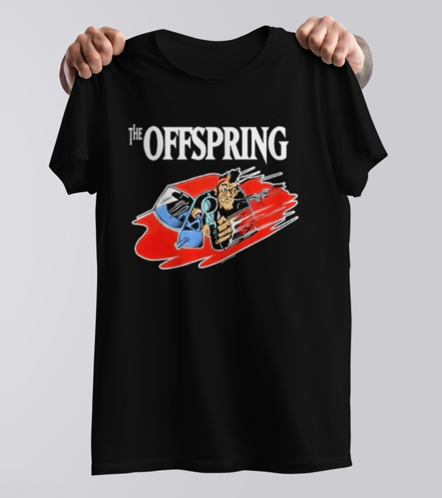 The Offspring Bad Habits Stupid Dombshit Goddam Motherfucker Vintage Cartoon T-Shirt