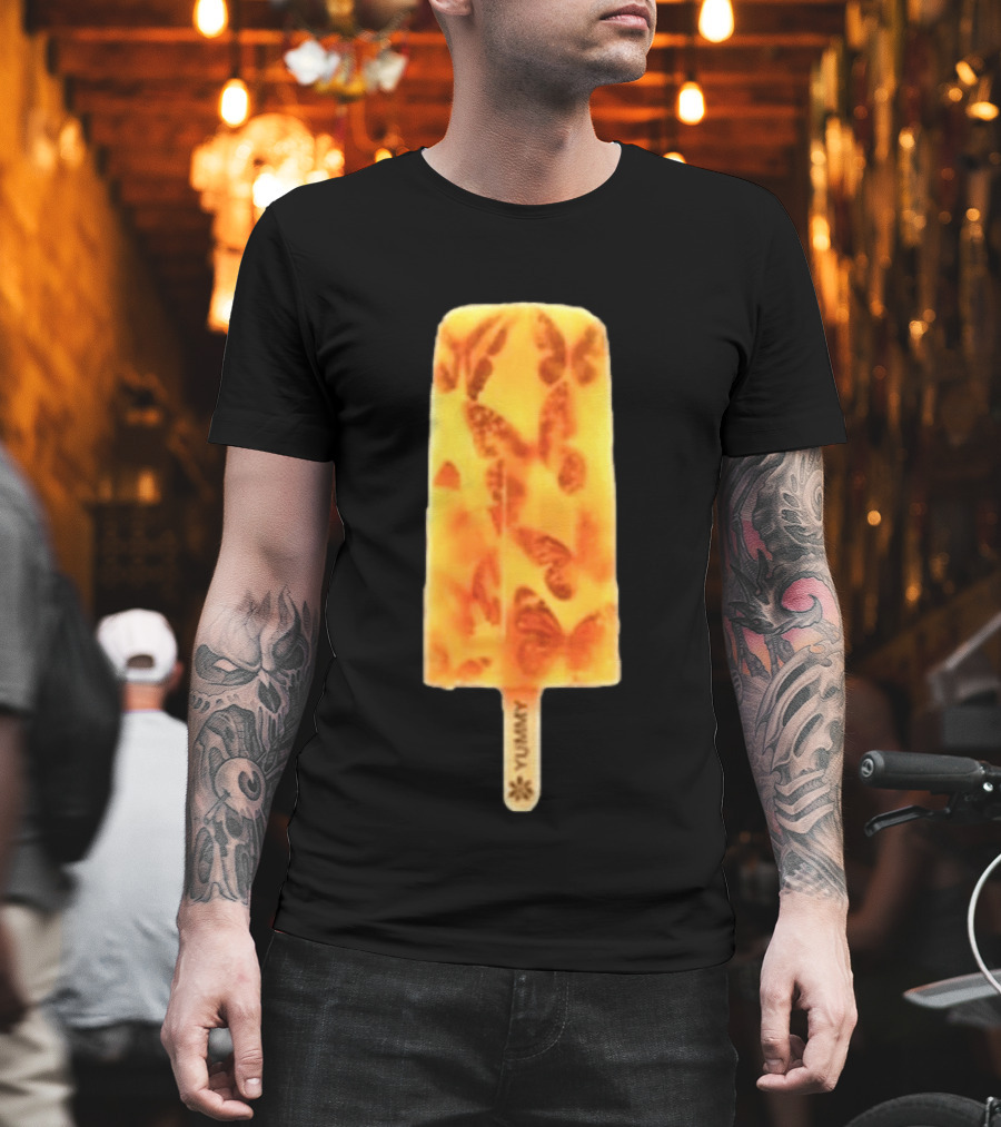 James Tour 2024 Ice Cream Yummy Butterfly Popsicle T-Shirt