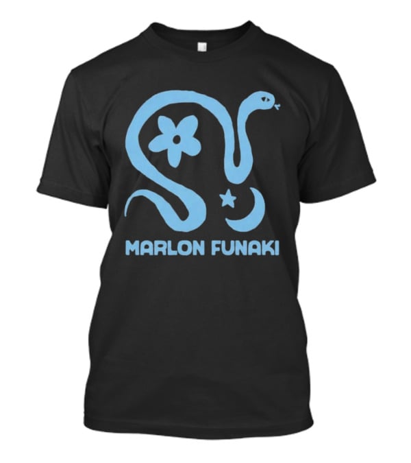 Marlon Funaki Snake Flower Star Moon T-Shirt