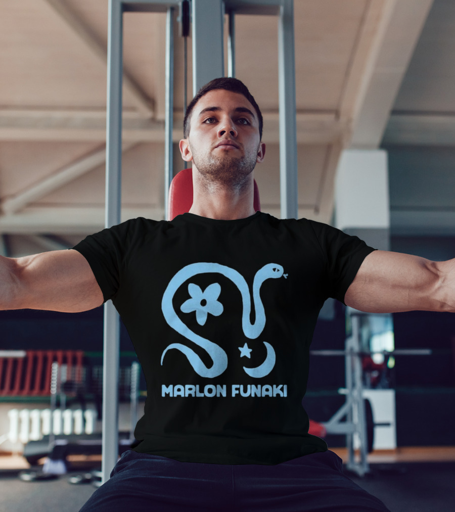 Marlon Funaki Snake Flower Star Moon T-Shirt