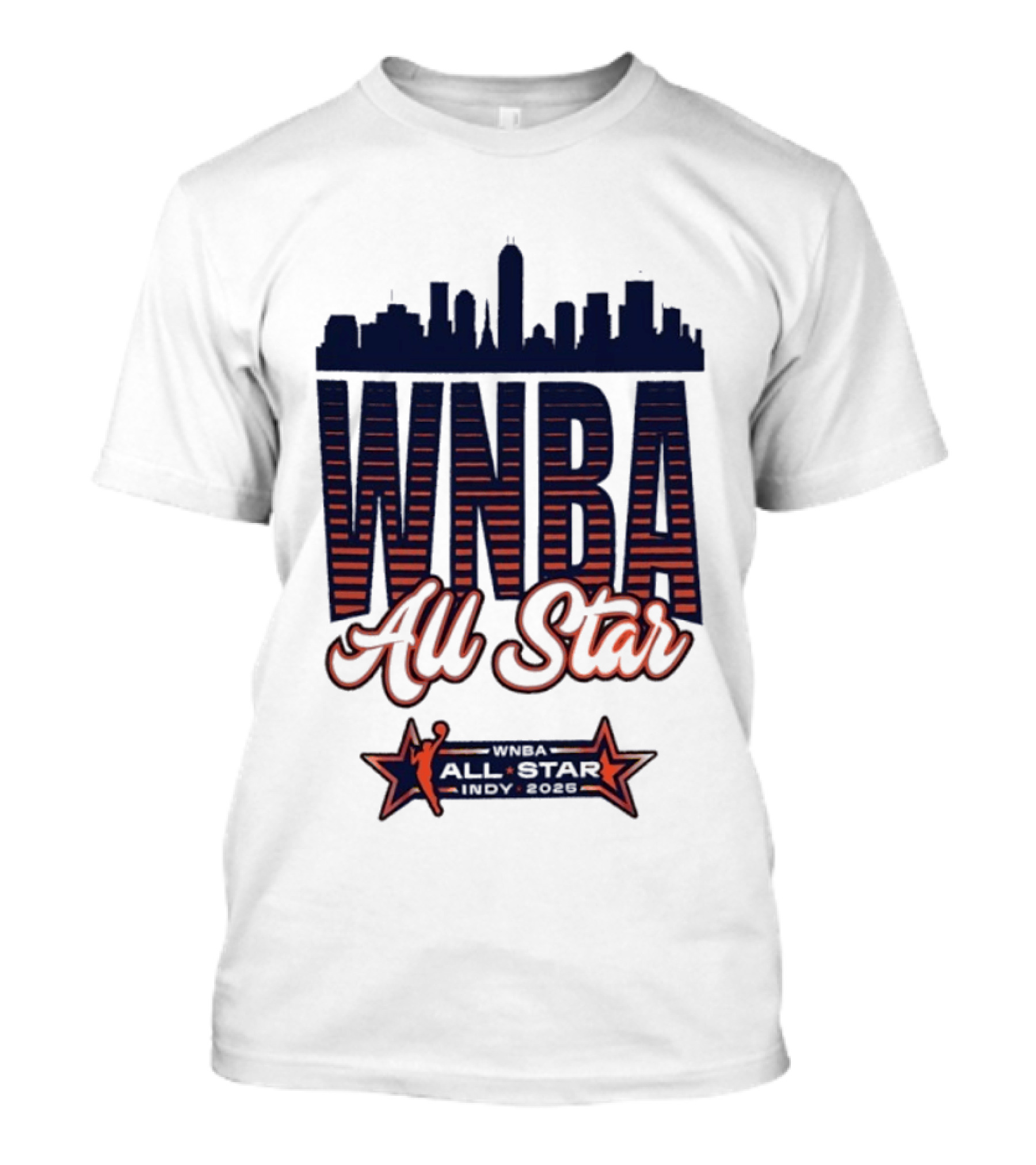 WNBA All Star 2025 Indy Skyline T-Shirt